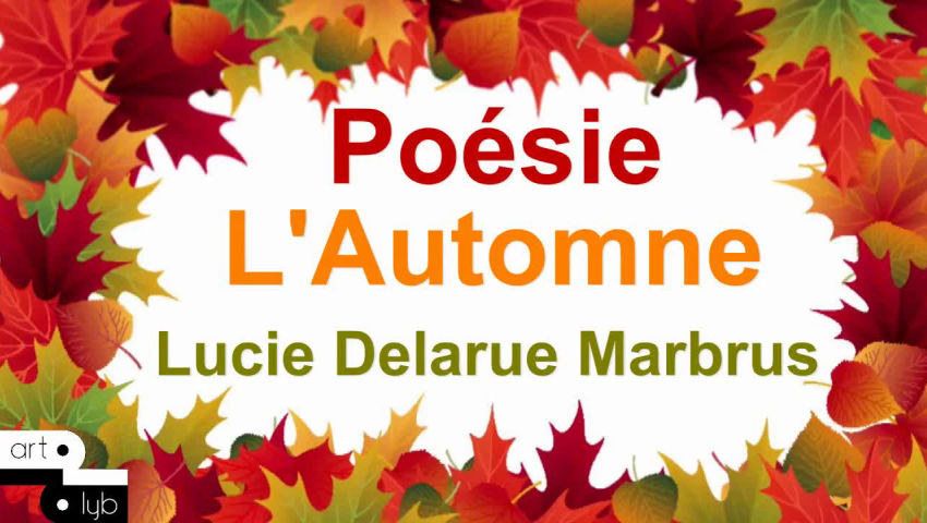 Poésie automne en français